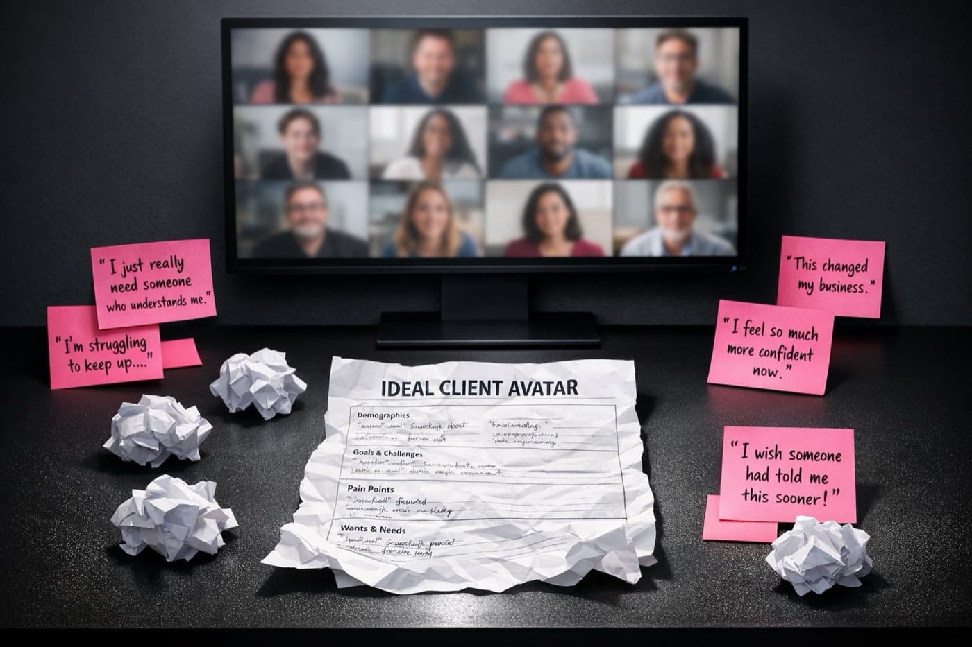 Why the "Ideal Client Avatar" Worksheet is Rubbish concept (And What to Do Instead)