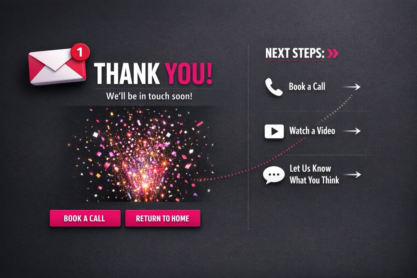 What to Put on a Thank You Page (So People Take Next Steps)
