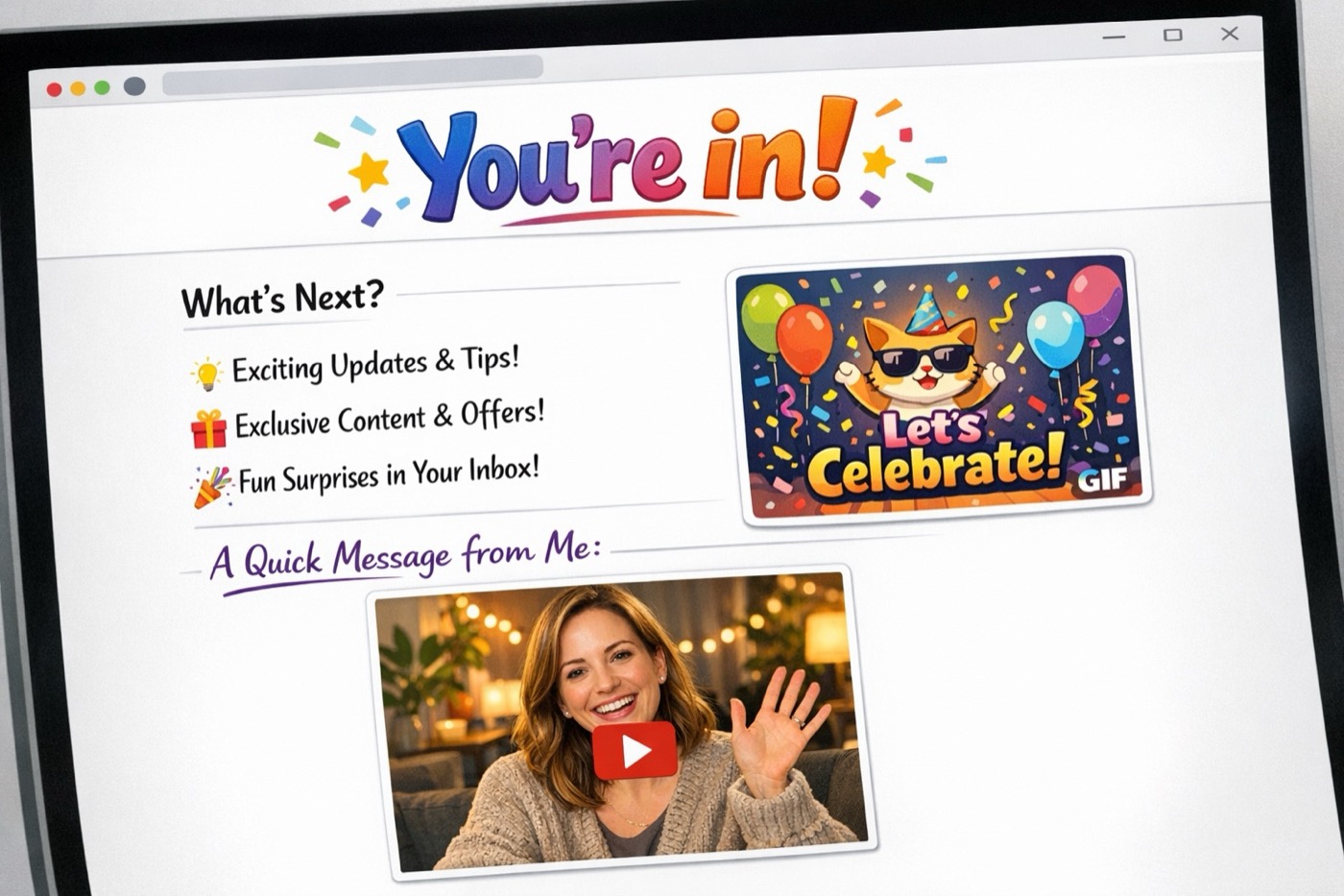 What to Put on a Thank You Page (So People Take Next Steps)