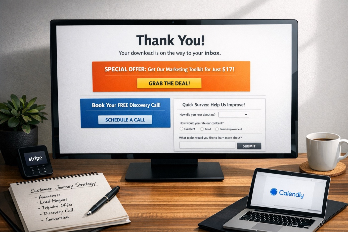 What to Put on a Thank You Page (So People Take Next Steps)