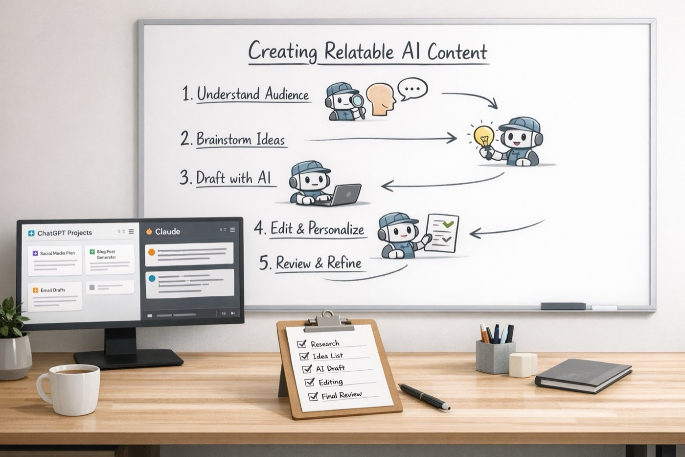 How to Fix AI Copy That Feels Stiff and Corporate