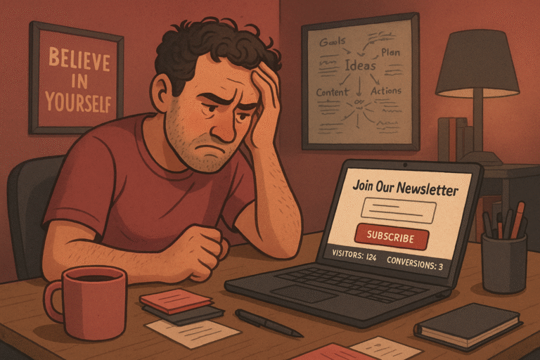 When Your Email Capture Landing Page Isn't Capturing Much