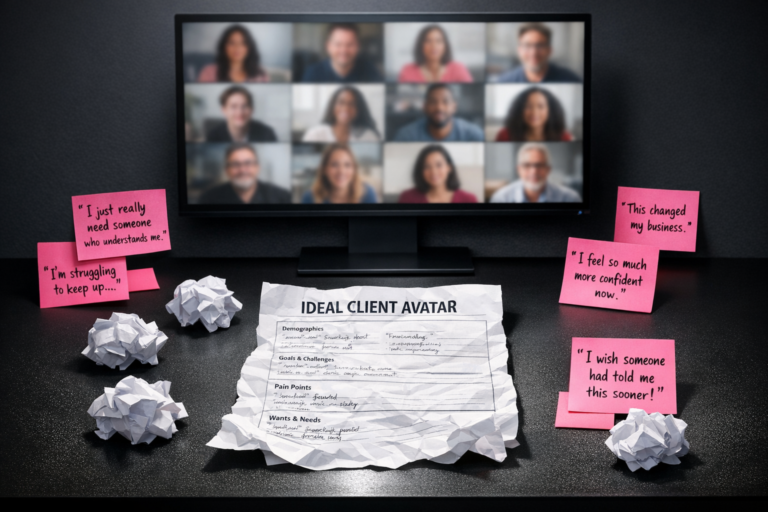 Why the "Ideal Client Avatar" Worksheet is Rubbish concept (And What to Do Instead)