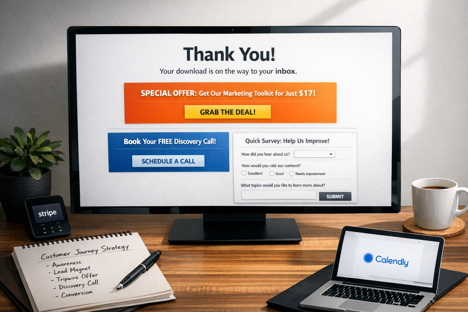 What to Put on a Thank You Page (So People Take Next Steps)